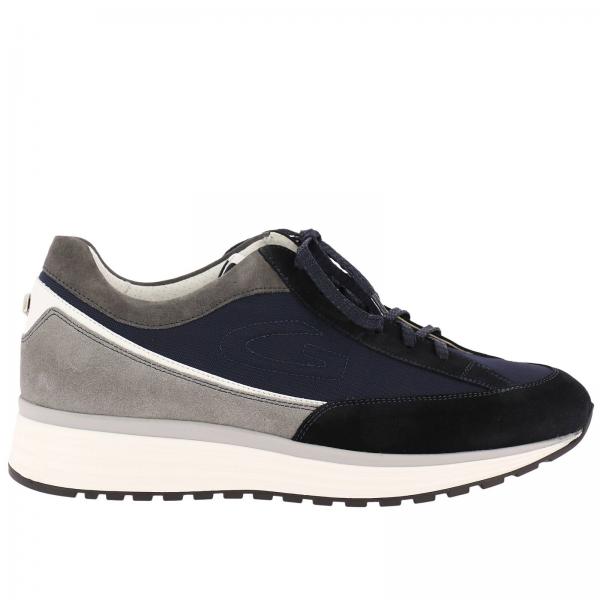 Guardiani Outlet: sneakers for man - Blue | Guardiani sneakers 76371 ...