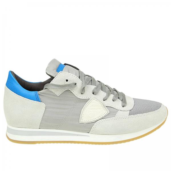 Philippe Model Outlet: Shoes men - Grey | Sneakers Philippe Model TRLU ...