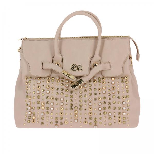 Secret Pon-Pon Outlet: Shoulder bag women - Nude | Handbag Secret Pon ...