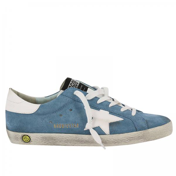 Golden Goose Outlet: Shoes kids | Shoes Golden Goose Kids Sky Blue ...