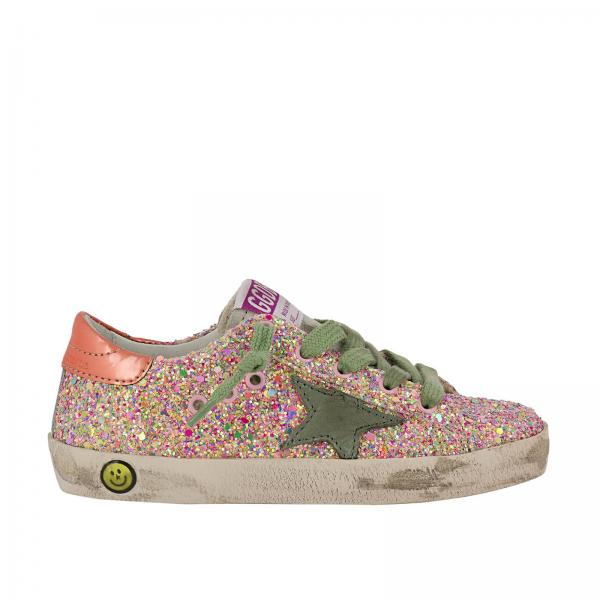 golden goose rosa glitter