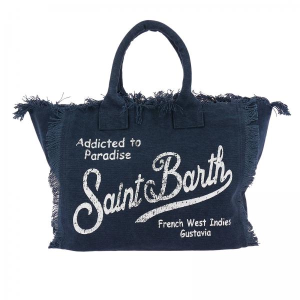 MC2 SAINT BARTH: Shoulder bag women - Blue | Handbag Mc2 Saint Barth ...