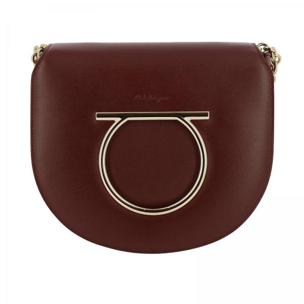 burgundy mini purse