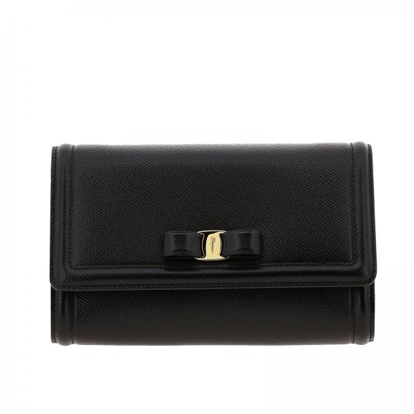 Bolso de cuero Mini Vara con correa de hombro con cadena extraíble