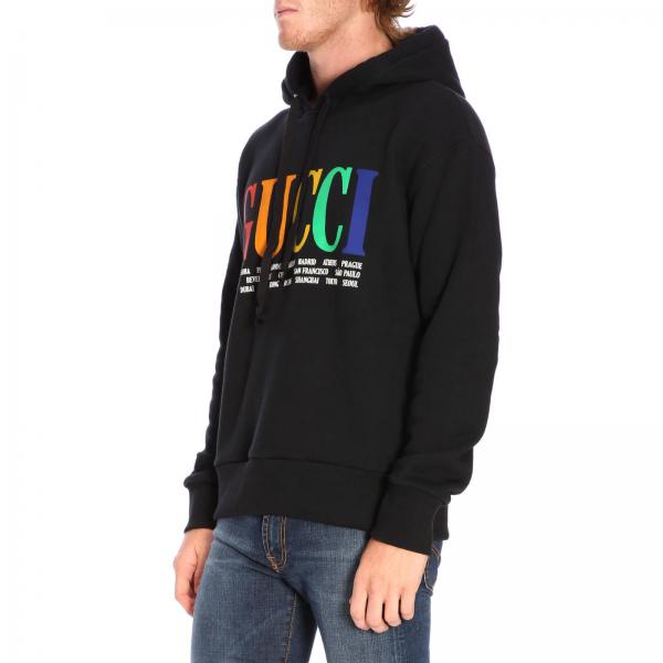 GUCCI Jumper men Jumper Gucci Men Black Jumper Gucci 475374 X3N60