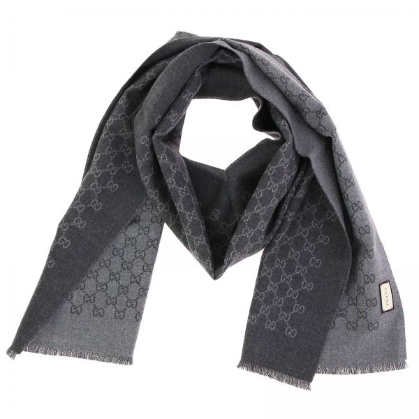 gucci black scarf mens