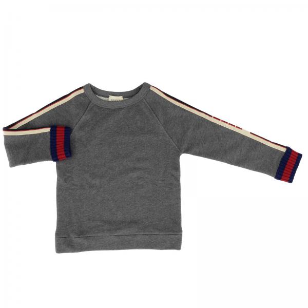 GUCCI: Sweater kids | Sweater Gucci Kids Grey | Sweater Gucci 520748 ...