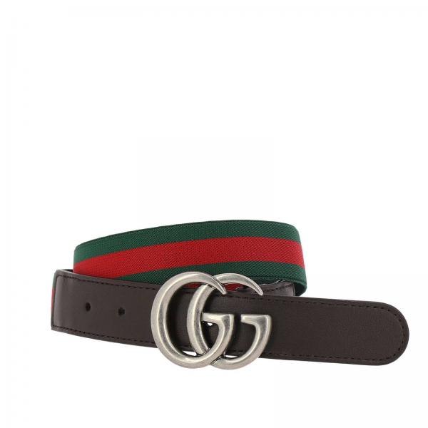 GUCCI: Belt kids - Green | Belt Gucci 432707 HAENN GIGLIO.COM