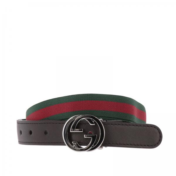 GUCCI: Belt kids | Belt Gucci Kids Green | Belt Gucci 258155 HAEEJ ...