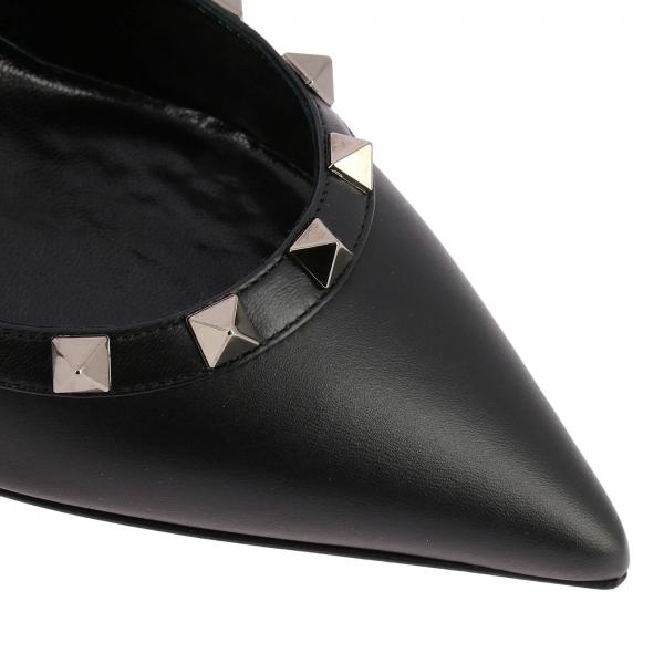 In Décolleté Pelle Rockstud Con Borchie Metalliche Liscia wkuXZTOPi