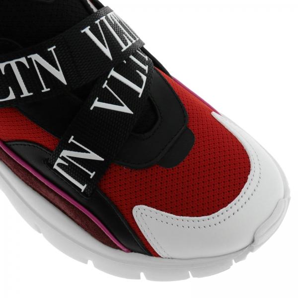 Vltn Heroes Pelle Her In E Tessuto Sneakers Bande Camoscio Tecnico Con Stretch uFK1J5lc3T