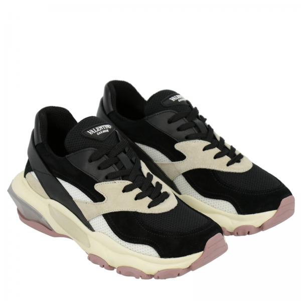 Traforato Sneakers Tecnico Camoscio Pelle Bounce Tessuto In Bicolor E mNw8n0