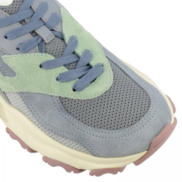 Traforato Sneakers Tecnico Camoscio Pelle Bounce Tessuto In Bicolor E mNw8n0
