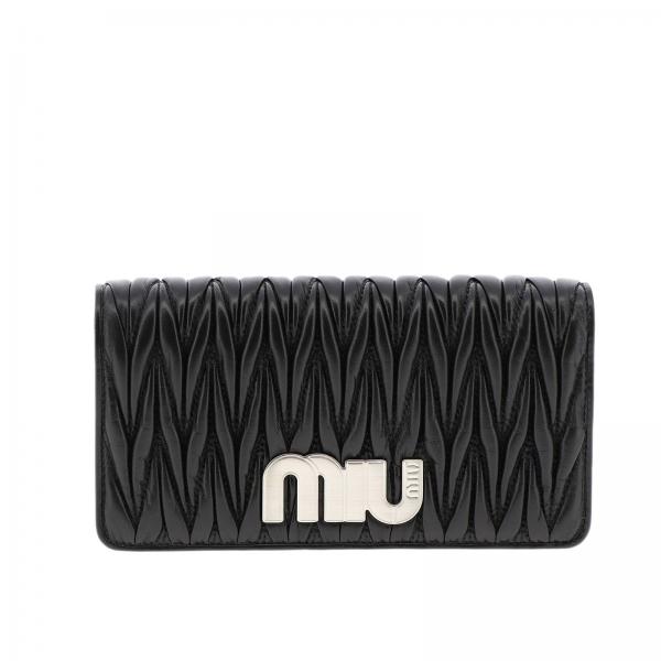 miu miu black clutch bag