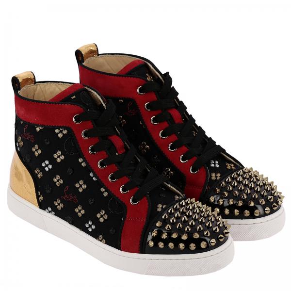 CHRISTIAN LOUBOUTIN: Shoes women - Black | Sneakers Christian Louboutin ...