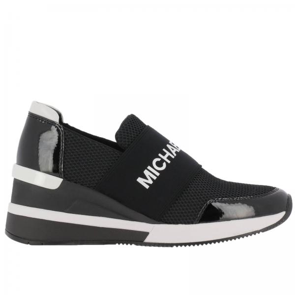 Michael Kors Outlet: Shoes women Michael - Black | Sneakers Michael ...