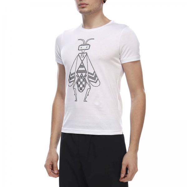 Moschino t-Shirt a Manica Corta Interamente logata