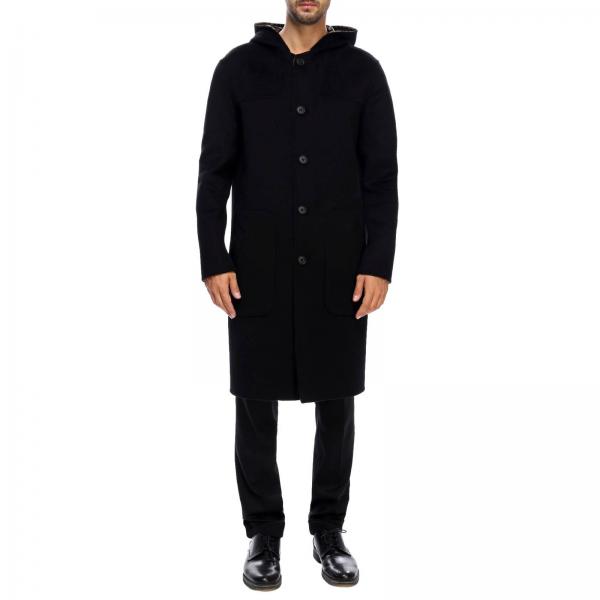 FENDI: Coat men | Coat Fendi Men Black | Coat Fendi FF0249 A4LJ GIGLIO.COM