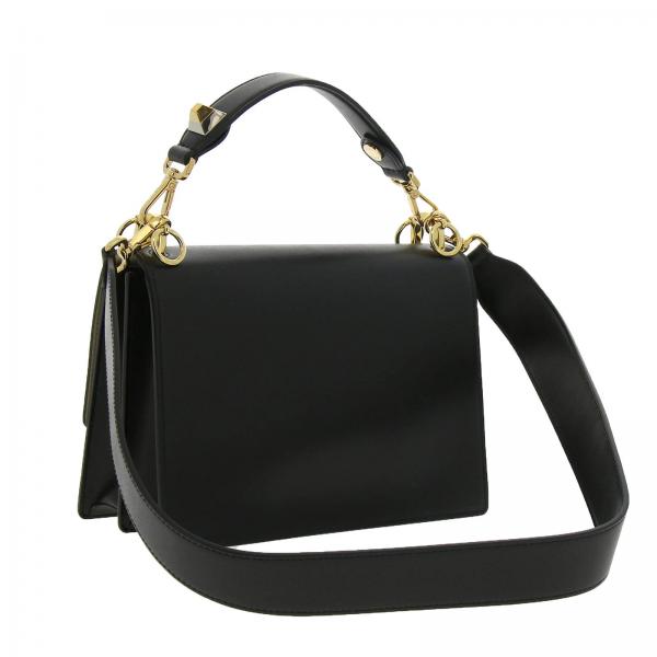 FENDI: Monster Eyes Kan I bag in genuine leather with maxi metal Eyes ...