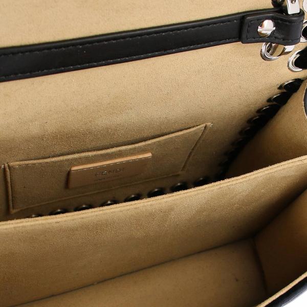 Di In Strass Borsa Fendi NeroKan Logo A44k I Small Bordi Intrecciati Mini 8m0381 Donna Velluto E Con 6gYbfv7y