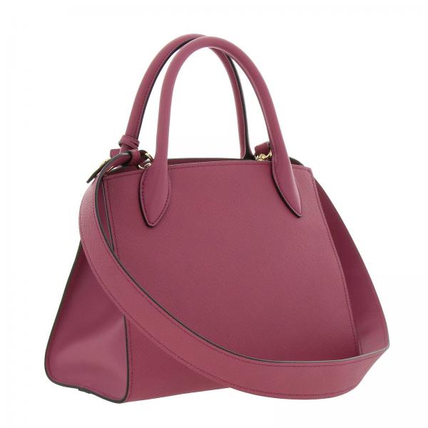 PRADA Monochrome small bag in saffiano leather with maxi logo and