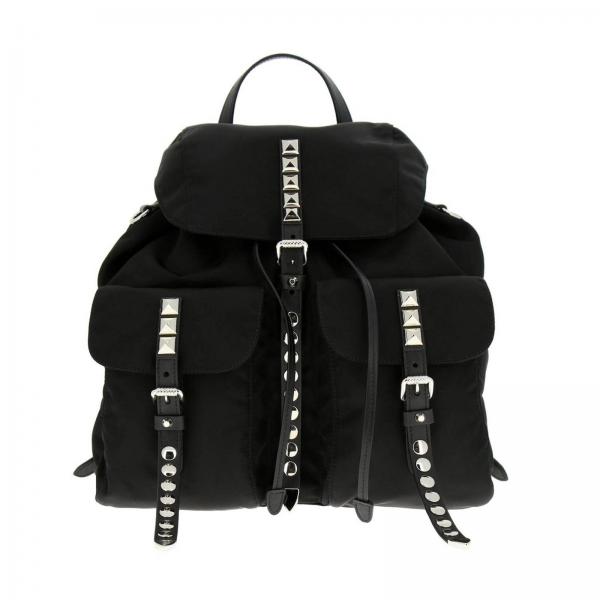 PRADA: Shoulder bag women - Black | Backpack Prada 1BZ811OYO 2BYB ...