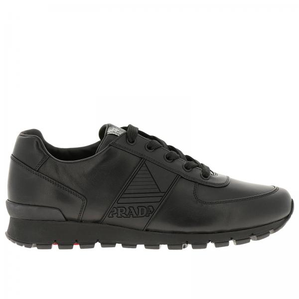 prada match race runner sneakers nero