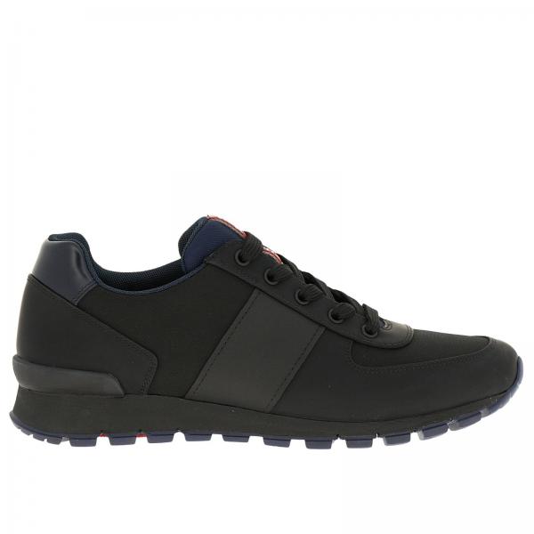 PRADA: Shoes men | Sneakers Prada Men Black | Sneakers Prada 4E2718 ...