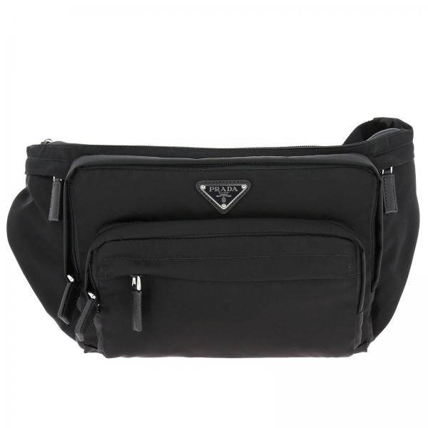 PRADA: Bags men | Belt Bag Prada Men Black | Belt Bag Prada 2VL003 V ...