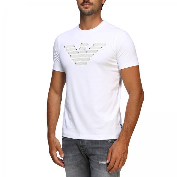 Emporio Armani Outlet: T-shirt men | T-Shirt Emporio Armani Men White ...