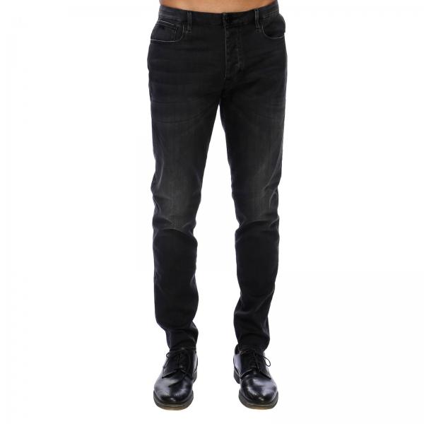 Emporio Armani Outlet: Jeans men - Black | Jeans Emporio Armani 6Z1J11 ...