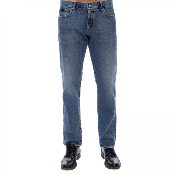Jeans in misto cotone stretch used a 5 tasche regular fit