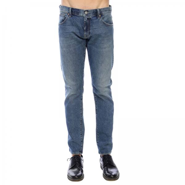 Jeans slim fit in misto cotone stretch used a 5 tasche