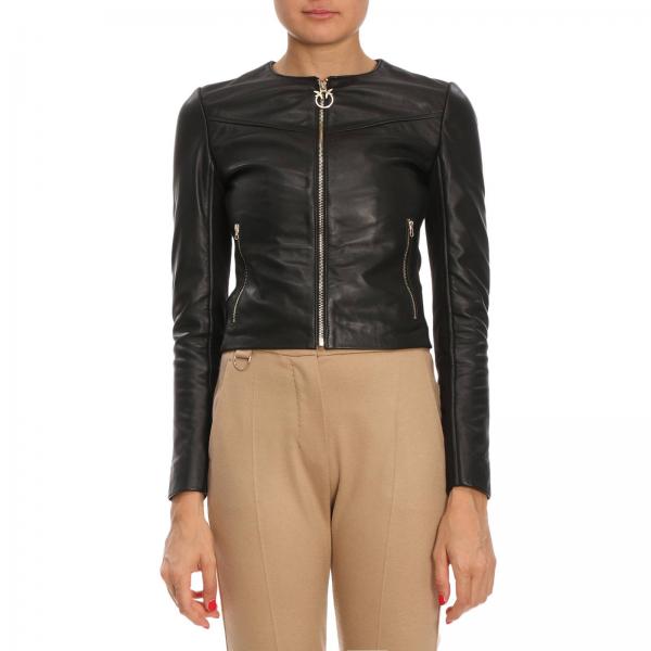 PINKO: Jacket women - Black | Jacket Pinko 1G13MC-Y4QE IRRORATRICE ...