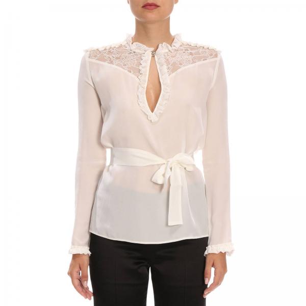 PINKO: shirt for woman - White | Pinko shirt 1G13K7-7050 AFFETTATRICE ...