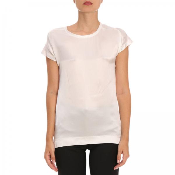 Di Raso Blusa Fermo 9 Farisa A Corte In Maniche Seta zVpqjSULMG