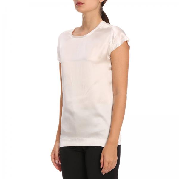 Di Raso Blusa Fermo 9 Farisa A Corte In Maniche Seta zVpqjSULMG