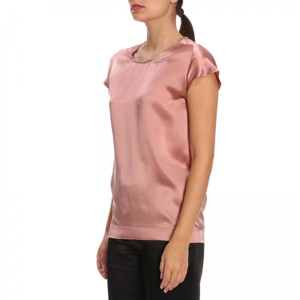 Di Raso Blusa Fermo 9 Farisa A Corte In Maniche Seta zVpqjSULMG