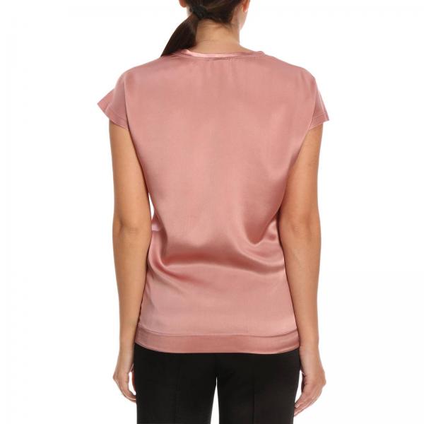 Di Raso Blusa Fermo 9 Farisa A Corte In Maniche Seta zVpqjSULMG