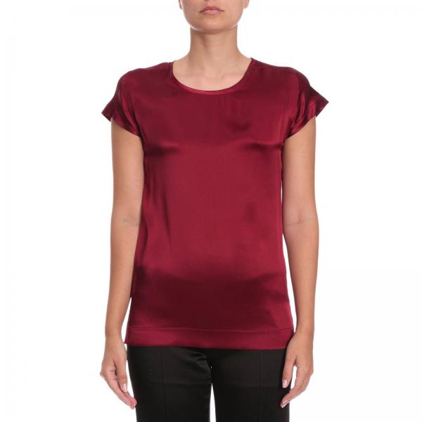 Di Raso Blusa Fermo 9 Farisa A Corte In Maniche Seta zVpqjSULMG
