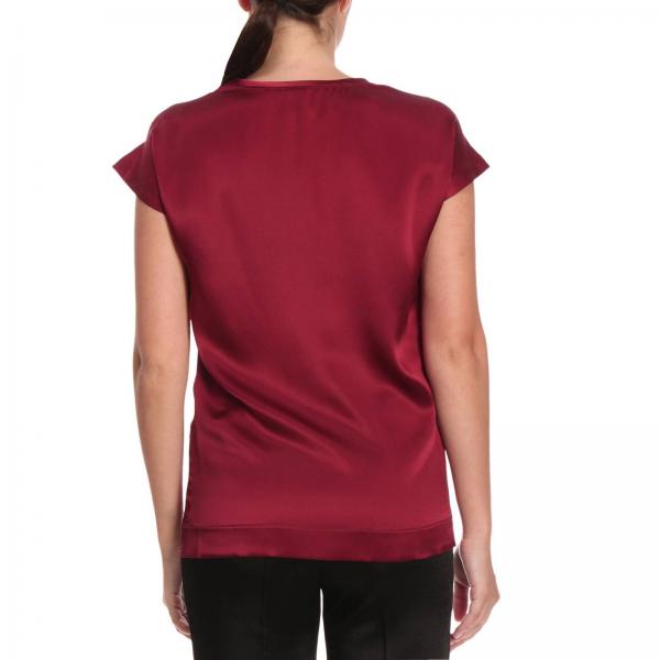 Di Raso Blusa Fermo 9 Farisa A Corte In Maniche Seta zVpqjSULMG