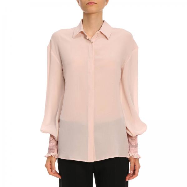 blush pink shirt women