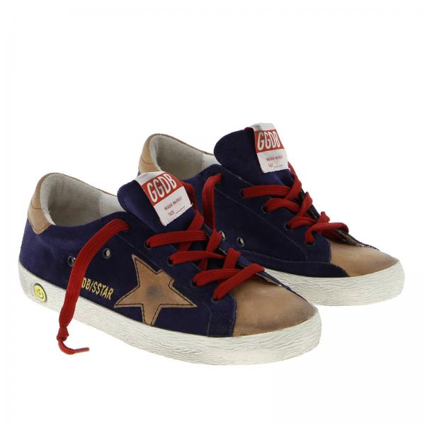 Golden Goose Outlet: Shoes kids | Shoes Golden Goose Kids Blue | Shoes