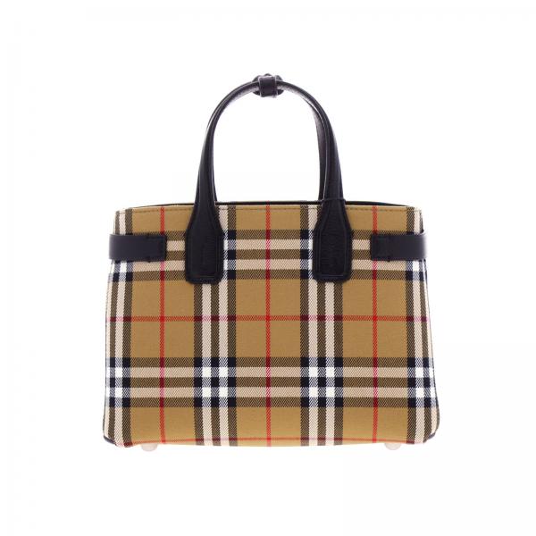 Burberry Outlet: Shoulder bag women - Camel | Handbag Burberry 4076948 ...