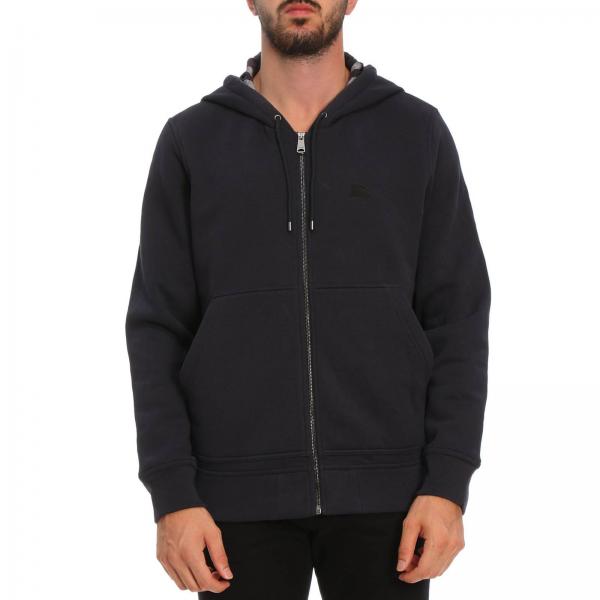 Burberry Outlet: Sweater men | Sweatshirt Burberry Men Navy ...