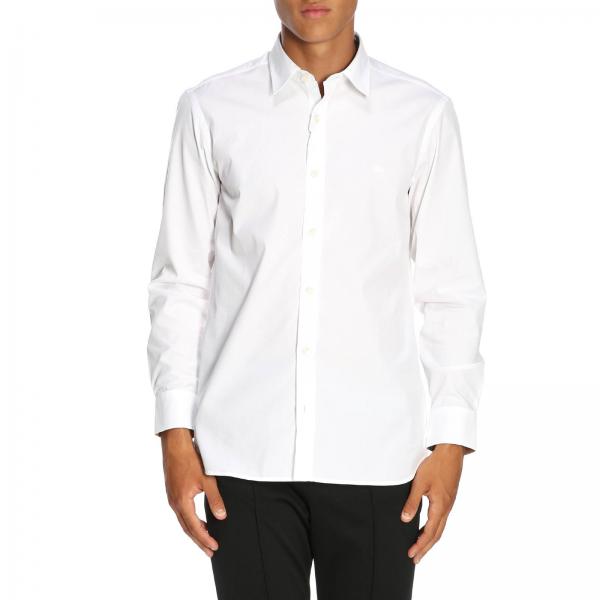 white burberry shirt