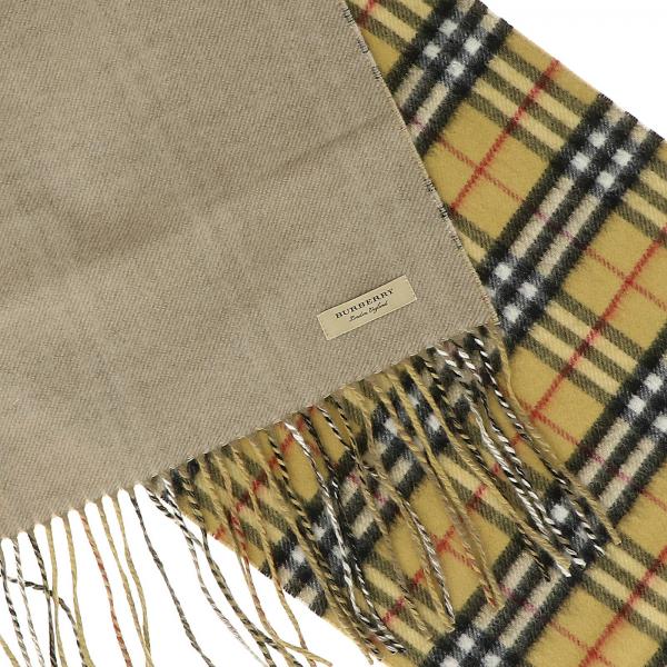 Burberry Outlet Scarf men Scarf Burberry Men Beige Scarf Burberry 4058333