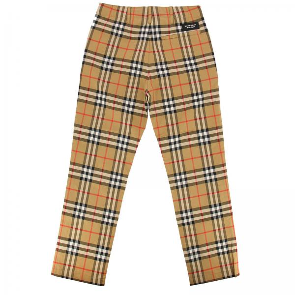 Burberry Outlet: Pants kids - Beige | Pants Burberry 8001550 GIGLIO.COM