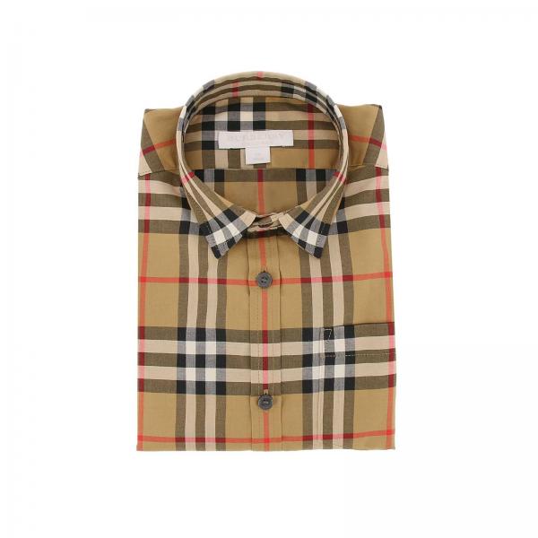 Burberry Outlet: Shirt kids - Beige | Shirt Burberry 8001556 GIGLIO.COM