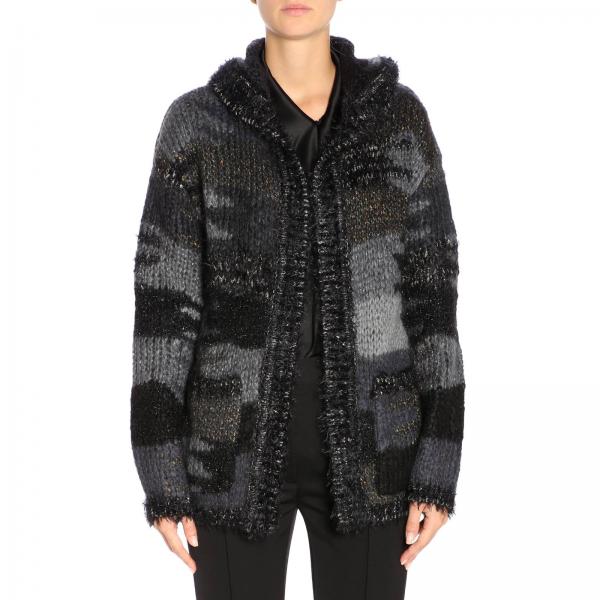 Cappuccio Cardigan Cardigan Con Cardigan Cappuccio Con Lurex Cappuccio Cardigan Lurex Lurex Con SMUzVp